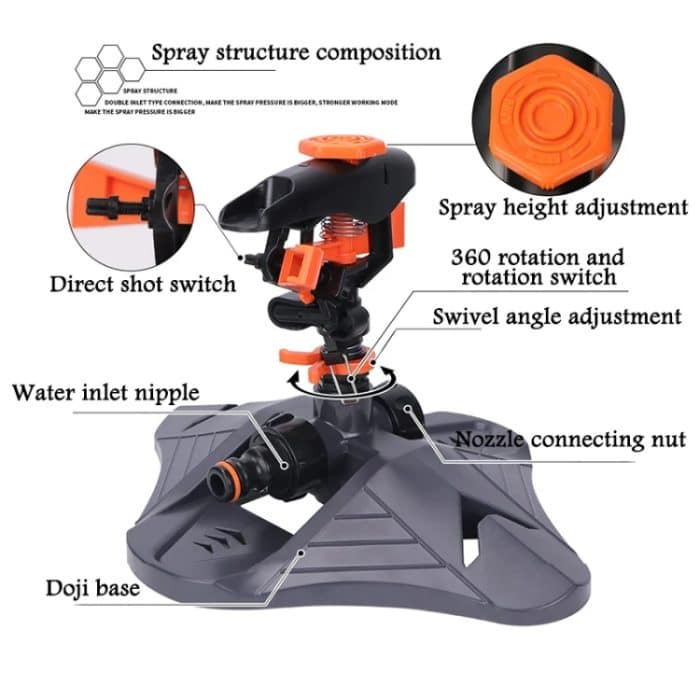 Automatisches Bewässerungsgerät, Landschaftssprinkler, Kühlspray – Bild 5