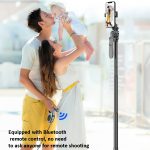 2 m Metallstativ-Selfie-Stick mit 4 Erweiterungsschnittstellen für Telefonkamera, Only Tripod – Bild 12