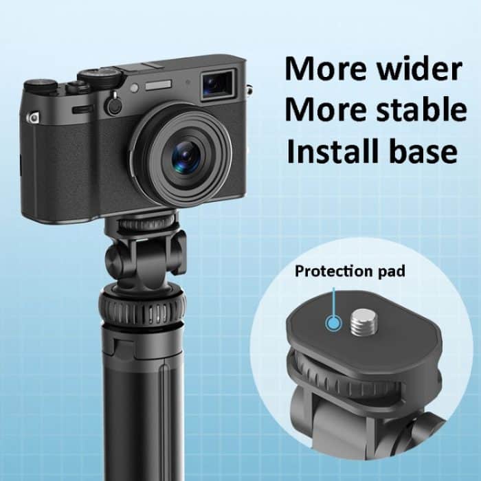 2 m Metallstativ-Selfie-Stick mit 4 Erweiterungsschnittstellen für Telefonkamera, Only Tripod – Bild 10