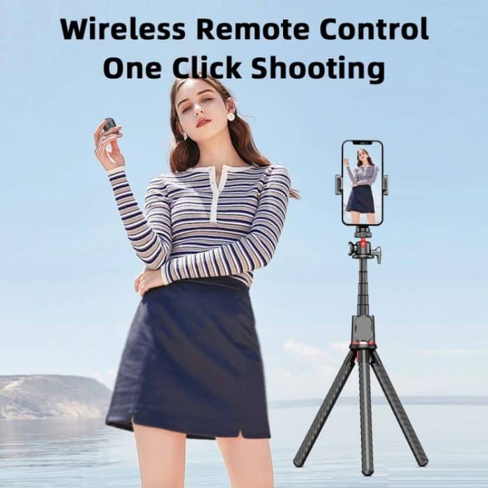 Octopus Stativ Handykamera Tragbare Handfotohalterung, C03 Telescopic Pole With Remote, C02 – Bild 10