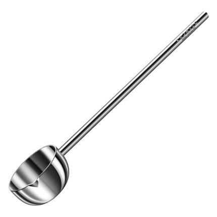 Kacheeg Edelstahl-Heißölpfanne für die Küche, kleiner Ölausgießlöffel, Glossy, Froested, 304 Single Layer Steel, 316 Triple Layer Steel
