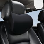 Auto-Nackenkissen aus Memory-Schaum, Auto-Nackenstütze, Seidenkissen, Autositz-Nackenkissen, Headrest Black, Headrest Coffee, Headrest Gray, Lumbar Pad Coffee, Lumbar Pad Black, Lumbar Pad Gray