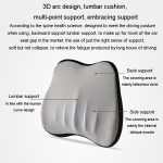 Auto-Nackenkissen aus Memory-Schaum, Auto-Nackenstütze, Seidenkissen, Autositz-Nackenkissen, Headrest Black, Headrest Coffee, Headrest Gray, Lumbar Pad Coffee, Lumbar Pad Black, Lumbar Pad Gray – Bild 4