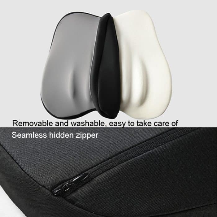 Auto-Nackenkissen aus Memory-Schaum, Auto-Nackenstütze, Seidenkissen, Autositz-Nackenkissen, Headrest Black, Headrest Coffee, Headrest Gray, Lumbar Pad Coffee, Lumbar Pad Black, Lumbar Pad Gray – Bild 7