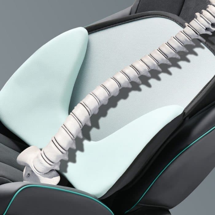 LINXICP 3-in-1-Lendenkissen für Autositze, Sommer-Spezial-Memory-Schaum, atmungsaktives Auto-Rückenpolster – Bild 7