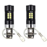 1pair Automotive High-power LED White Light Fog Lamp, H3
