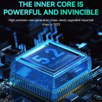 JOY-02 Gaming-Griff links und rechts mit RGB-Lichtern, Körpergefühl, Bluetooth-Gamepad für Switch / Switch OLED / Switch Pro / Switch Lite / Switch Joycon, Blue Red, Green Blue, White – Bild 9