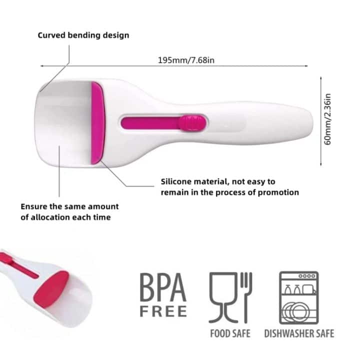 Cupcake-Schaufel kann arbeitssparenden Teig-Schokoladensauce-Messlöffel schieben – Bild 3