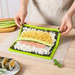 Silikon-Sushi-Vorhang-Handrollform, doppelseitiges Kimbap-Werkzeug – Bild 2