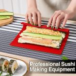 Silikon-Sushi-Vorhang-Handrollform, doppelseitiges Kimbap-Werkzeug – Bild 3