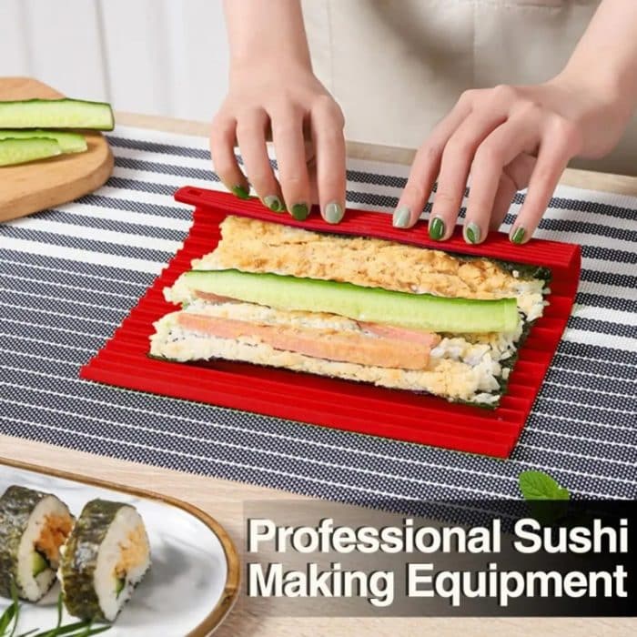 Silikon-Sushi-Vorhang-Handrollform, doppelseitiges Kimbap-Werkzeug – Bild 3