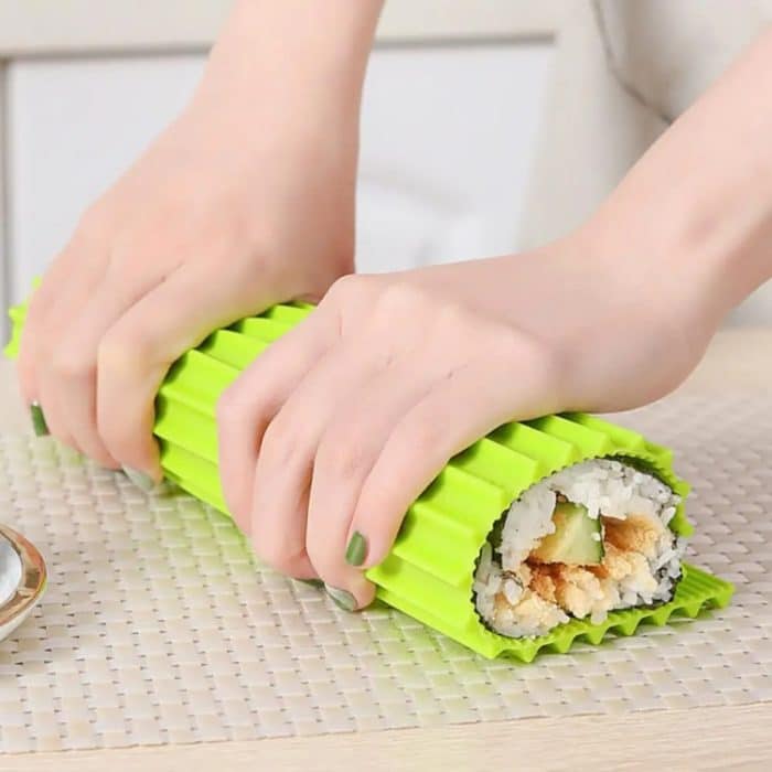 Silikon-Sushi-Vorhang-Handrollform, doppelseitiges Kimbap-Werkzeug – Bild 4