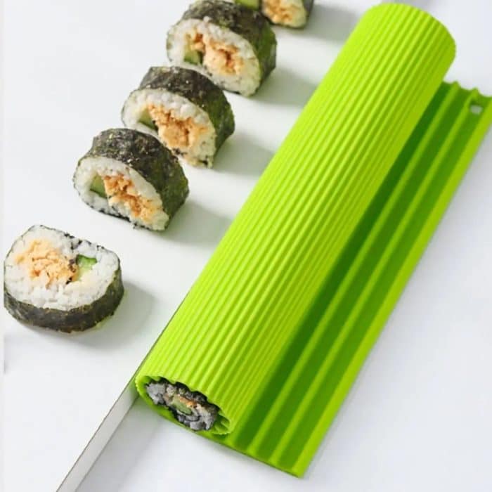 Silikon-Sushi-Vorhang-Handrollform, doppelseitiges Kimbap-Werkzeug – Bild 6