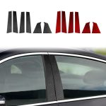 Für Chevrolet Malibu XL 2016-2022 6 teile/satz Linkslenker B-säule Carbon Aufkleber – Bild 2