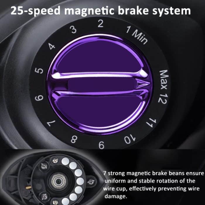 LINNHUE AF2000 Angelrolle mit 7:2:1 Geschwindigkeitsverhältnis, 8 kg maximale Zugkraft, Metallspule, AF2000 Left, AF2000 Right – Bild 6