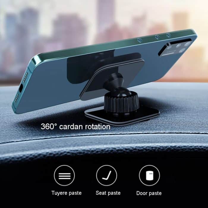 Multifunktionale klebrige Auto-Navigationshalterung, Kfz-Handy-Stützhalterung, Square Black – Bild 7