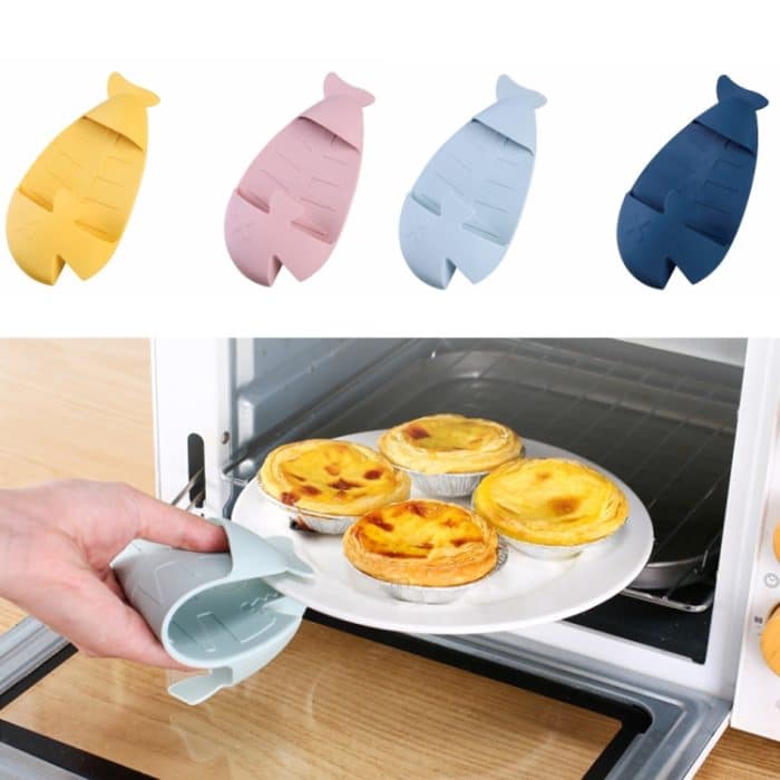 Cartoon Küche verdickte hitzebeständige Anti-Verbrühungshandschuhe Ofen und Mikrowelle Wärmeisolationshandschuh – Bild 4