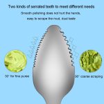 Baby Fruit Doppelseitiger Schabelöffel 304 Edelstahl Silikon Weicher Löffel, Pink, Blue, Blue With Storage Box, Pink With Storage Box – Bild 4