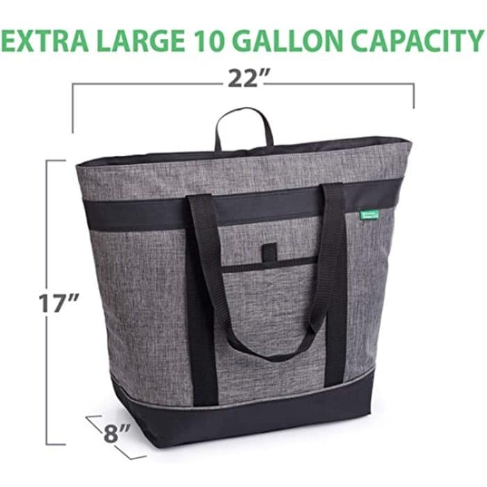 Faltbarer Oxford-Tuch-Hand-Eisbeutel aus Aluminiumfolie, große Kapazität, Picknick-Einkaufstasche, wasserdicht, schmutzabweisend, Lunch-Isoliertasche – Bild 6