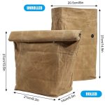 Wasserdichter, schmutzabweisender, wiederverwendbarer Aluminiumfolie-Eisbeutel für den Außenbereich, 8A, Öl, Wachs, Saurry-Mittagessen-Isolierbeutel – Bild 5