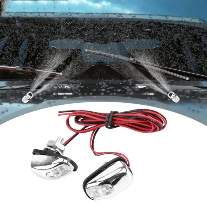 Auto-Wischer-Sprayer-Spray, dekorative Lampe, LED-Motorhauben-Spray-Lichter – Bild 6