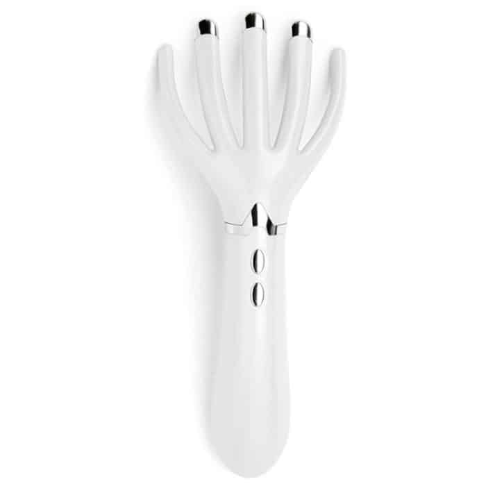 Mini-Aufladung, elektrisches Kopfmassagegerät, multifunktionaler beheizter Vibrationsmassagekamm – Bild 2