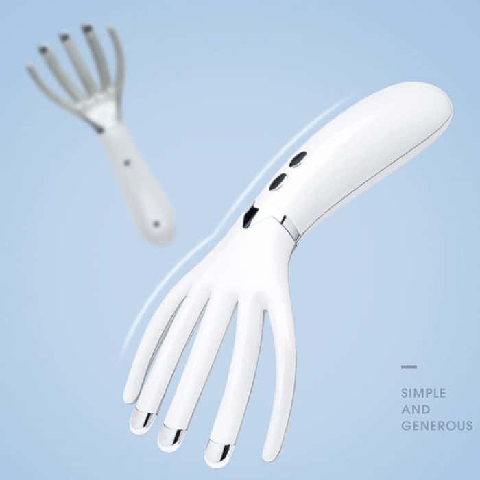 Mini-Aufladung, elektrisches Kopfmassagegerät, multifunktionaler beheizter Vibrationsmassagekamm – Bild 7