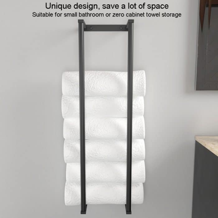 Edelstahl-Handtuchhalter für Badezimmer, Wandmontage, Handtuchhalter – Bild 4