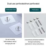 Edelstahl-Handtuchhalter für Badezimmer, Wandmontage, Handtuchhalter – Bild 8