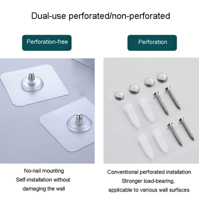 Edelstahl-Handtuchhalter für Badezimmer, Wandmontage, Handtuchhalter – Bild 8