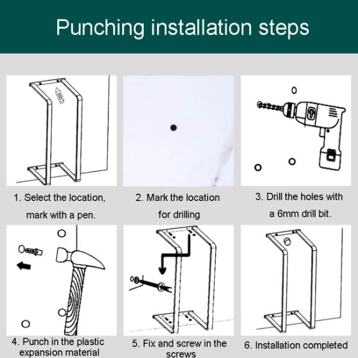 Edelstahl-Handtuchhalter für Badezimmer, Wandmontage, Handtuchhalter – Bild 9