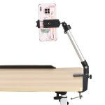 Aluminiumrohr-Handy-Live-Streaming-Teleskopstange Desktop-C-Clip-Handy-Overhead-Fotohalter, Bracket+Phone Clip – Bild 2