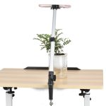Aluminiumrohr-Handy-Live-Streaming-Teleskopstange Desktop-C-Clip-Handy-Overhead-Fotohalter, Bracket+Phone Clip – Bild 10