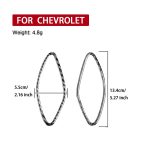 Für Chevrolet Malibu 2016-2022 2 teile/satz Linkslenker A-säule Lautsprecher Aufkleber – Bild 3