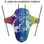 ENLEE E19001 Fahrrad vorne und hinten Universal Kotflügel Mountainbike Mini Shield, A Model, B Model, C Model, F Model, K Model – Bild 7