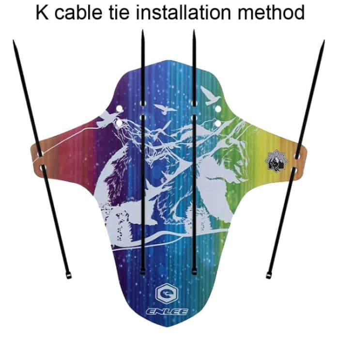 ENLEE E19001 Fahrrad vorne und hinten Universal Kotflügel Mountainbike Mini Shield, A Model, B Model, C Model, F Model, K Model – Bild 7