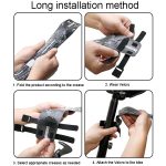 ENLEE E-641316 6 teile/satz Fahrrad Erweiterte Vorne Und Hinten Kotflügel Rennrad Schnell Abnehmbare Kotflügel, Anime Model, Black Model, Chain Model, Diamond Model, Snake Model, Five-Star Model – Bild 7