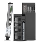 Elektro-Schraubendreher-Set für Zuhause, tragbar, wiederaufladbar, kleine motorisierte Treiber, 68 In 1