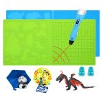 3D-Druckstift-Kopier-Silikon-DIY-Malvorlagen-Matte, Blue, Green, Transparent, Blue Large, Green Large, Transparent Large – Bild 7