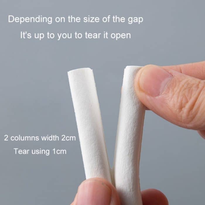 Türen, Fenster, winddicht, schalldicht, warme Dichtungsstreifen, 250cm x 2cm – Bild 5