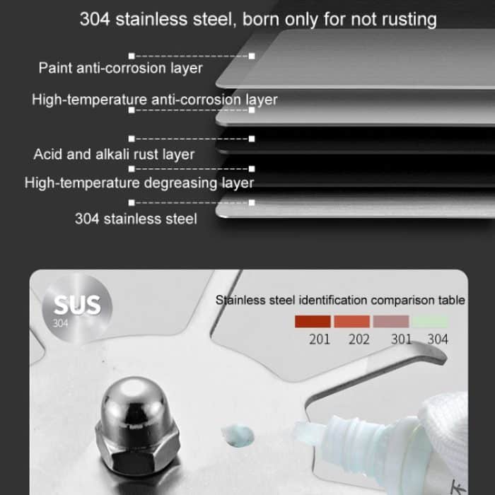 Küchenregal mit drehbarem Haken, kein Lochen, zum Aufhängen von Küchenutensilien, Black, Silver – Bild 8