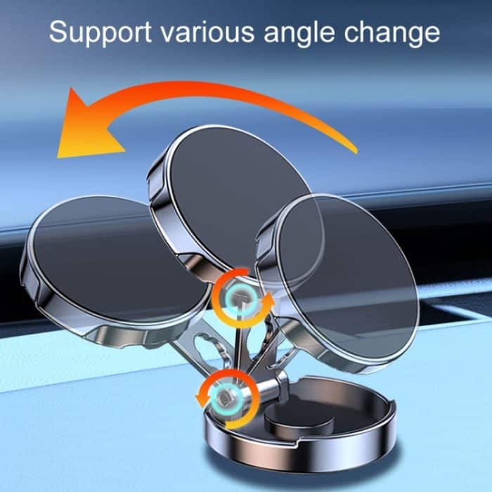 Magnetischer Autotelefonhalter, drehbarer, multifunktionaler Klappständer für das Auto – Bild 3