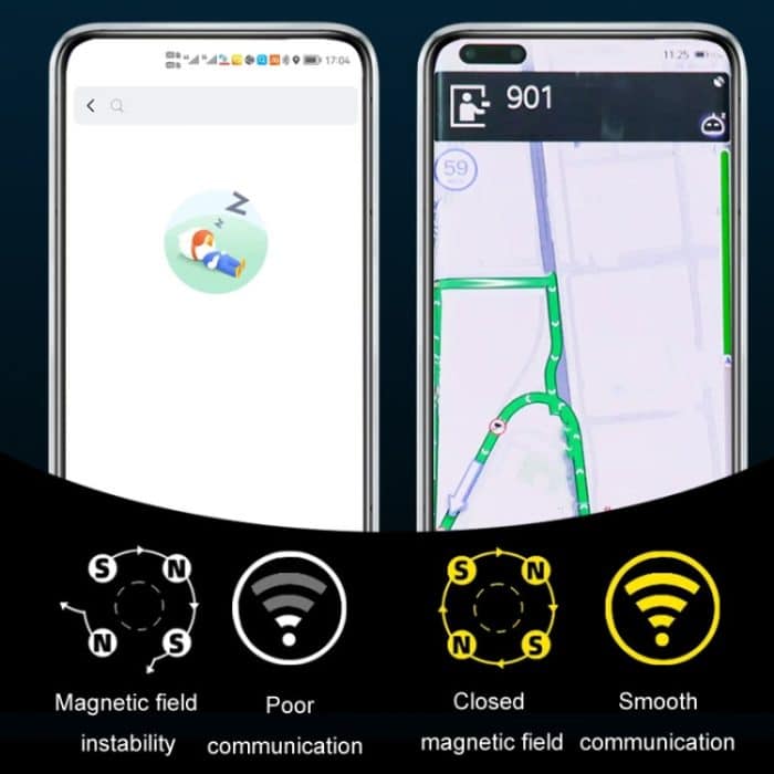 Magnetischer Autotelefonhalter, drehbarer, multifunktionaler Klappständer für das Auto – Bild 7