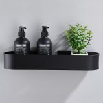Toilettenregal No-Punch Badezimmer-Aufbewahrungsregal, 30cm Black, 40cm Black, 30cm With Towel Rod Black, 40cm With Towel Rod Black, 30cm Matte, 40cm Matte, 30cm With Towel Rod Matte, 40cm With Towel Rod Matte