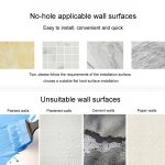 Toilettenregal No-Punch Badezimmer-Aufbewahrungsregal, 30cm Black, 40cm Black, 30cm With Towel Rod Black, 40cm With Towel Rod Black, 30cm Matte, 40cm Matte, 30cm With Towel Rod Matte, 40cm With Towel Rod Matte – Bild 8