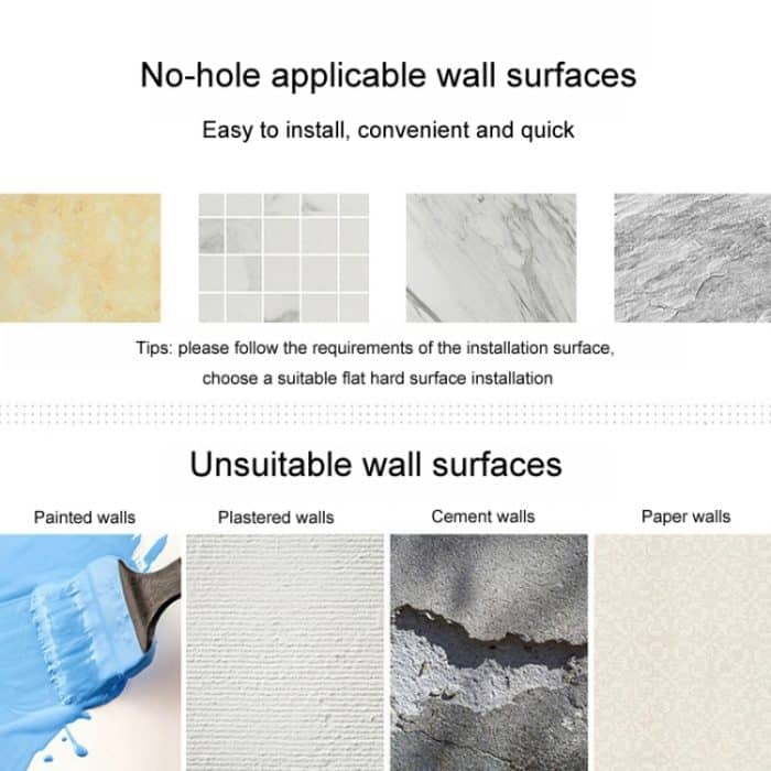 Toilettenregal No-Punch Badezimmer-Aufbewahrungsregal, 30cm Black, 40cm Black, 30cm With Towel Rod Black, 40cm With Towel Rod Black, 30cm Matte, 40cm Matte, 30cm With Towel Rod Matte, 40cm With Towel Rod Matte – Bild 8