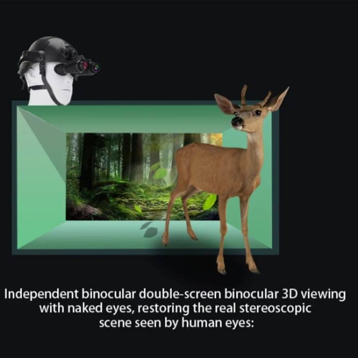 Einstellbarer Pupillenabstand, Headset, Nachtsichtgerät, 3D-HD-Digitalfernglas, Outdoor-Infrarot-Nachtsichtteleskop, NV8300 – Bild 7