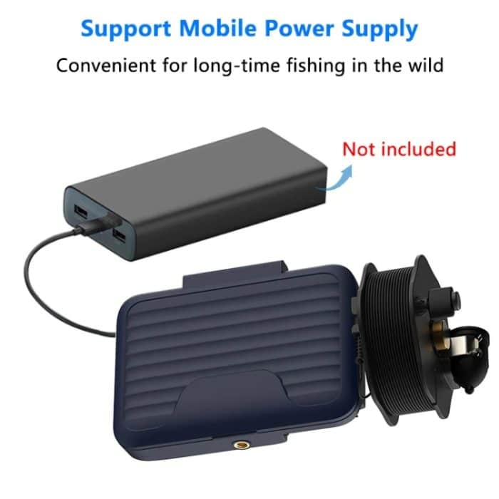 Fischfinder-Kamera, Unterwasserüberwachung, Angeln, Sonarsensor, 4,3-Zoll-Display, LED-Digitalzoom, 4-facher Eisboot-Fishfinder, FDV3000 – Bild 4