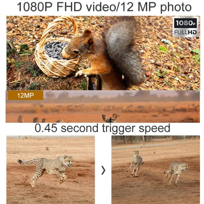 H511C HD Outdoor Jagd Kamera Nachtsicht Überwachung Tier Infrarot Sensing Kamera – Bild 9