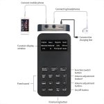 S9 Handy Computer Live Soundkarte Voice Changer Spiel Karaoke Aufnahme Audio Transformer, S9 – Bild 4